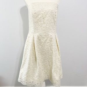 Lilly Pulitzer Cream Strapless Dress